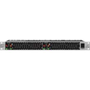 Behringer Ultragraph Pro FBQ1502HD 15 Band Stereo Graphic EQ w/ FBQ Feedback Detection, Sub-Out Crossover & Switchable ?6/?12 dB Range | FBQ1502HD
