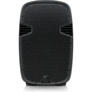 Behringer PK115A 800 W Peak ( 565 W RMS) 15" Powered PA Speaker with Bluetooth & Built In Media Player 3 Channel Mixer, Wheels & Pole Mount | PK115A