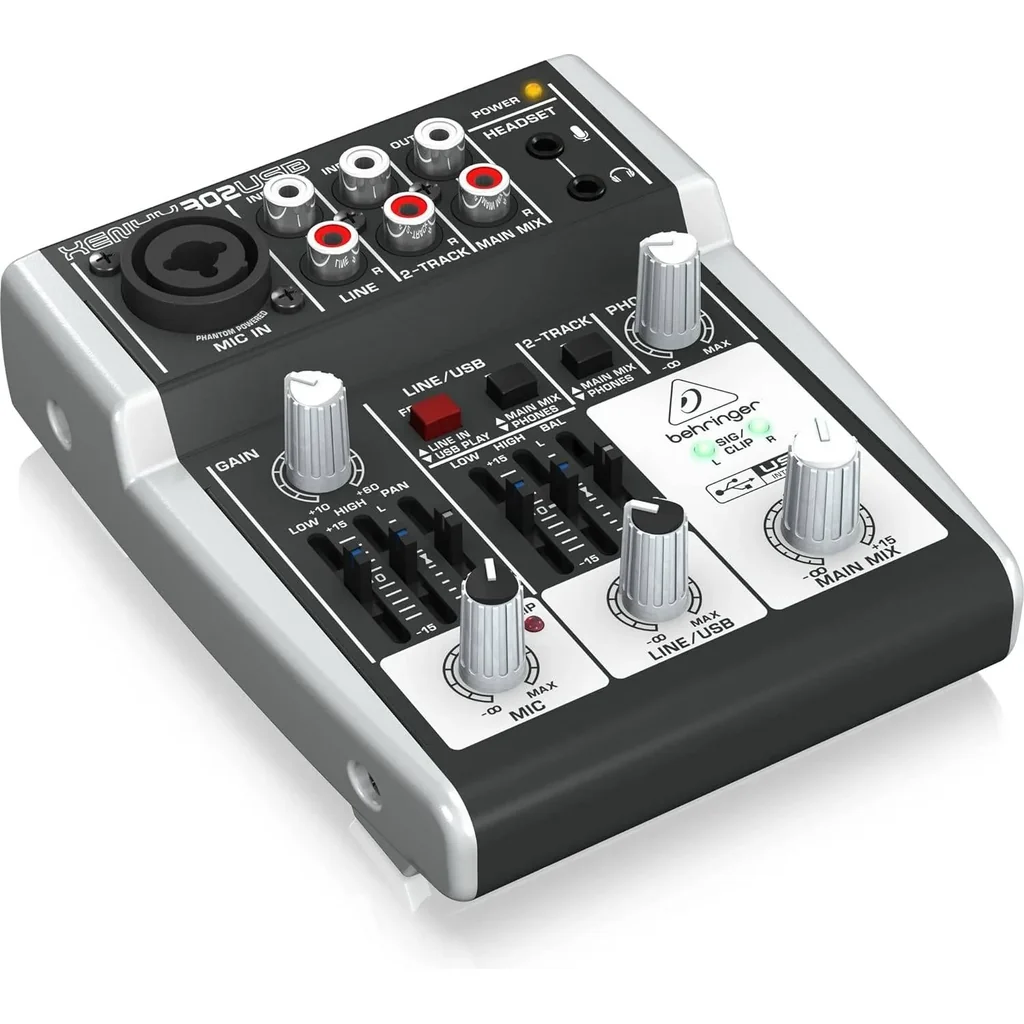 BEHRINGER Complete PODCASTUDIO Bundle with USB Mixer, Microphone, Headphones and More, Dynamic Broadcast-Style | PODCASTUDIO2USB - Image 2