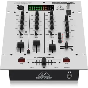 Behringer DX626 Professional Mixer 3 Channel DJ Mixer, Dual Auto BPM Counters, Ultraglide Crossfader, ULN Mic Preamp, 3 Band Kill EQ, Talkover Function, PFL Level Meter | DX626
