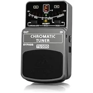 Behringer TU300 Chromatic Tuner Pedal 7 Modes, 438 447 Hz Calibration, Mute/Bypass, Ideal for Guitar & Bass | TU300