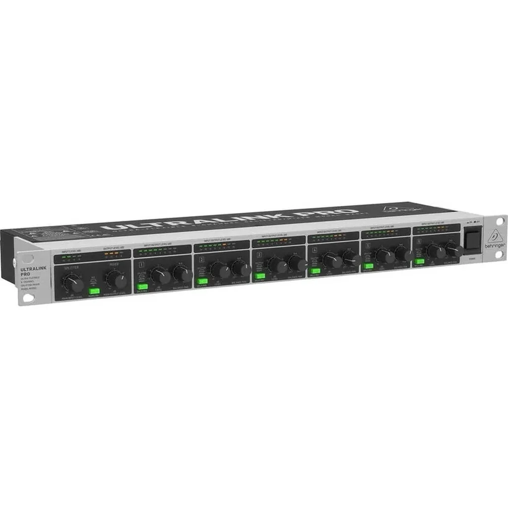 Behringer Ultralink Pro MX882-V2, Ultra-Low Noise, 6 in / 6 out Level Matching Amplifier, Converts -10 dBv & +4 dBu, 8-Segment Input/Output Level, Internal Switch-Mode Power Supply | MX882-V2 - Image 4