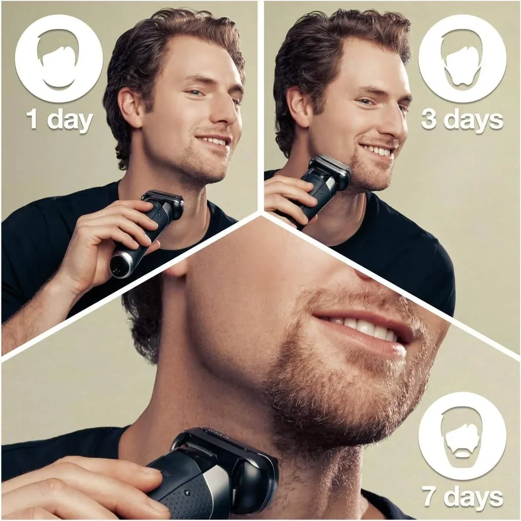 Braun Shaver 9465CC Operating time (max) 60 min Wet&Dry Graphite - Image 3
