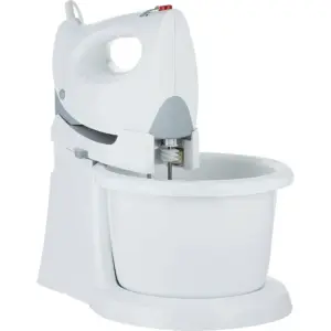 Bosch Hand Mixer With Bowl, Two Stainless Steel Turbo Whisks, 350 Watts - Mfq3555GB (White)"Min 1 year manufacturer warranty"