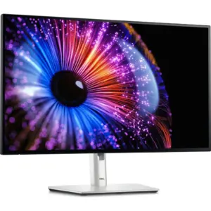 Dell UltraSharp 27" U2724DE QHD IPS Thunderbolt Hub Monitor, 120 Hz Refresh Rate & 5 ms Response , 100% sRGB with 1.07Bn Colors, USB-C / USB-A , HDMI / DP / Thunderbolt 4, Silver | U2724DE