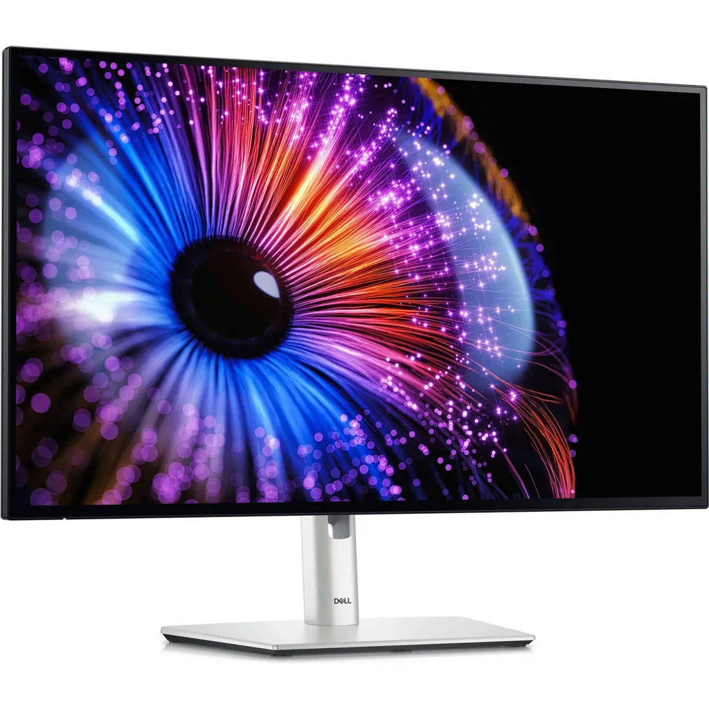 Dell UltraSharp 27" U2724DE QHD IPS Thunderbolt Hub Monitor, 120 Hz Refresh Rate & 5 ms Response , 100% sRGB with 1.07Bn Colors, USB-C / USB-A , HDMI / DP / Thunderbolt 4, Silver | U2724DE