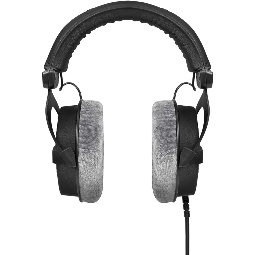 Beyerdynamic DT 990 Pro Wired Over Ear Studio Headphones, 80 Ohms, 5-35000Hz Freq, Extreme Comfort. High End Studio Quality, Replaceble Velour Ear Pads, Gray | 718173 - Image 2