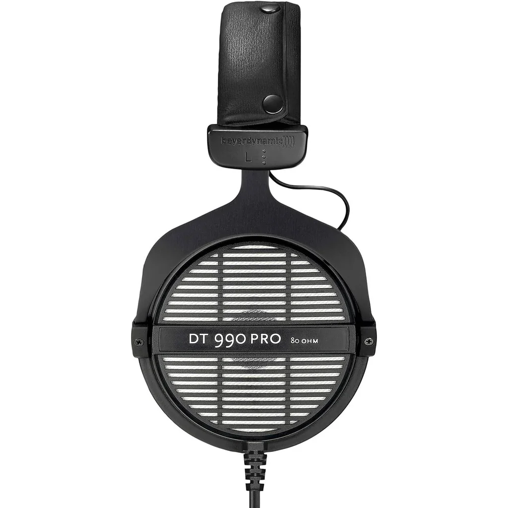 Beyerdynamic DT 990 Pro Wired Over Ear Studio Headphones, 80 Ohms, 5-35000Hz Freq, Extreme Comfort. High End Studio Quality, Replaceble Velour Ear Pads, Gray | 718173 - Image 3