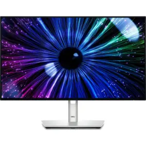 Dell U2424HE UltraSharp USB-C Hub Monitor, 24" FHD IPS Display, 120Hz Refresh Rate, 5ms (Fast) Response Time, Height, Tilt, Swivel, & Pivot Adjustability, Anti-Glare with 3H Hardness | U2424HE