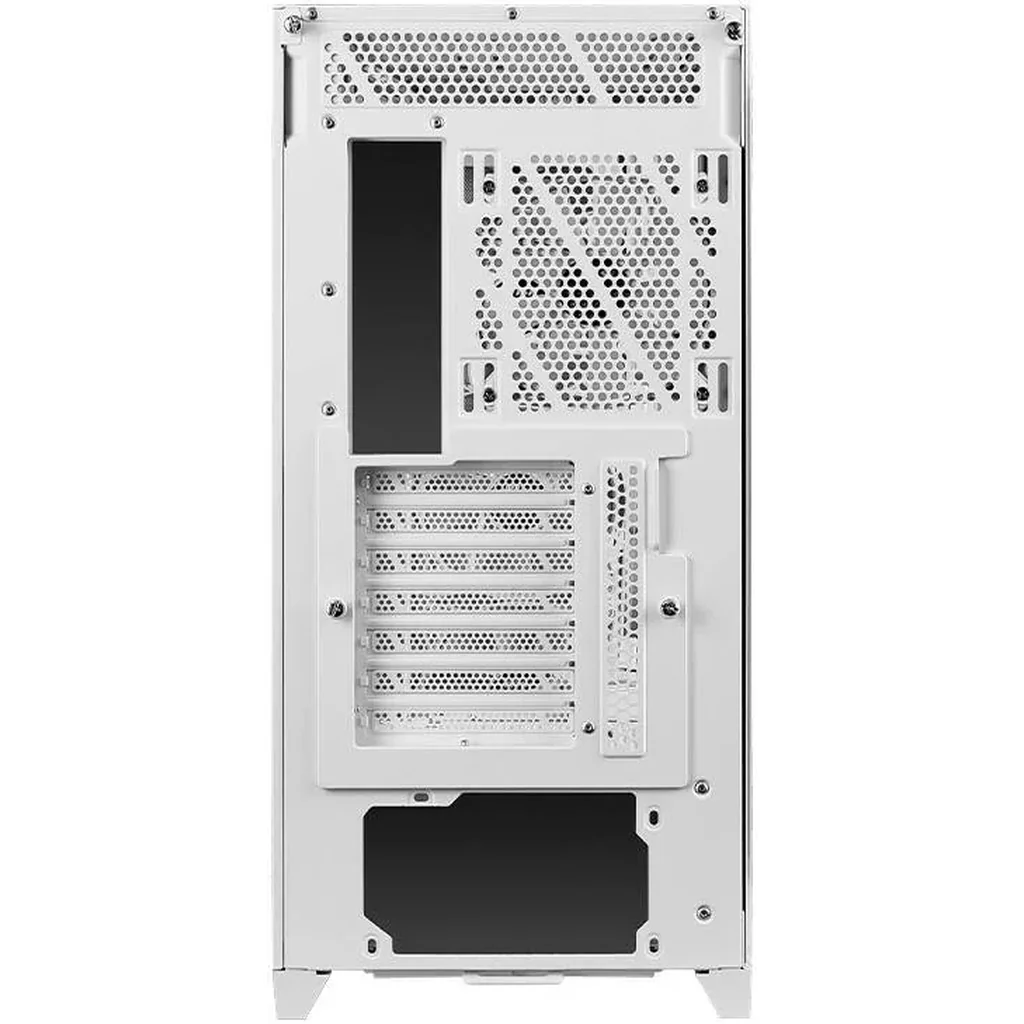 MSI MPG Gungnir 300R Airflow Mid Tower Case, Tempered Glass Side Panel, Up to 360mm Radiator Support, 4 x 120mm ARGB Preinstalled Fans, 2 x USB 3.2 Type-A, 1 x USB 3.2 Type-C, White | 306-7G21W21-W57 - Image 9