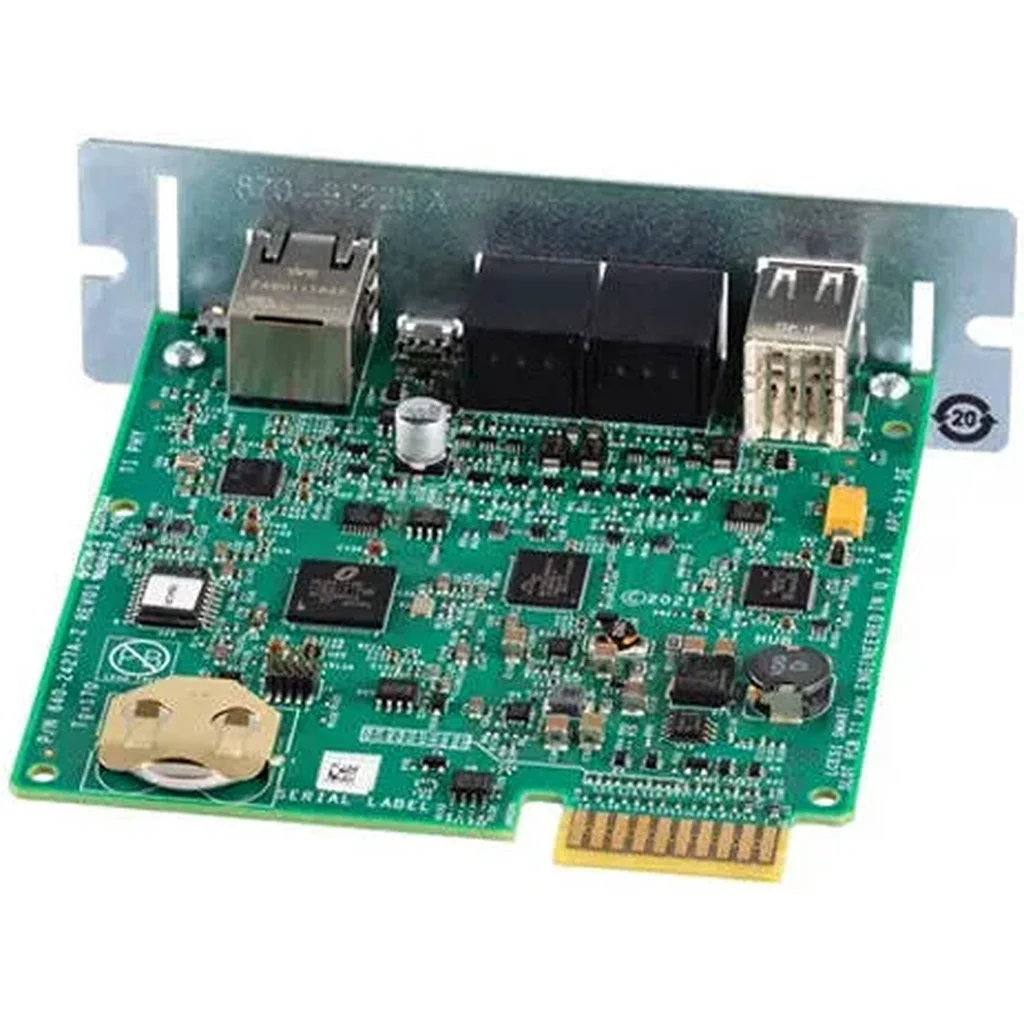 APC UPS Network Management Card 3 with Environmental Monitoring, EN 55022 Class A / ICES-003 Standards, 2x USB Port, RJ45 Universal I/O, 10/100/1000 Base-T Connector | AP9641 - Image 3