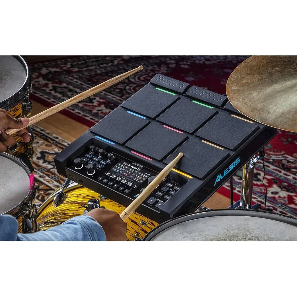 Alesis Strike MultiPad Percussion Pad, 9-pad Drum Controller, 32GB Internal Memory, 6GB Sound Library, Audio/MIDI Over USB, USB Memory Stick Port, Onboard Stereo Sampler, Black | Strike Multipad - Image 9