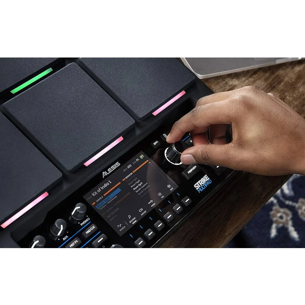 Alesis Strike MultiPad Percussion Pad, 9-pad Drum Controller, 32GB Internal Memory, 6GB Sound Library, Audio/MIDI Over USB, USB Memory Stick Port, Onboard Stereo Sampler, Black | Strike Multipad - Image 10