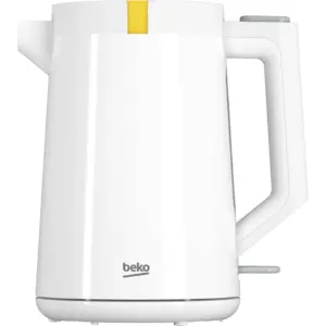 Beko WKM4215W Electric Kettle 1.7L, 2200W, LED warning, Heat storage function, Dry-boil Protection, 360 degree rotating base, Wireless use, Auto Shut-off - White