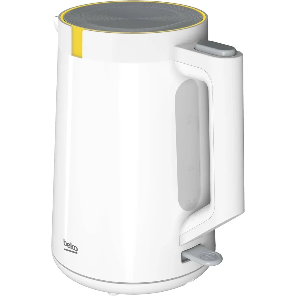 Beko WKM4215W Electric Kettle 1.7L, 2200W, LED warning, Heat storage function, Dry-boil Protection, 360 degree rotating base, Wireless use, Auto Shut-off - White - Image 2