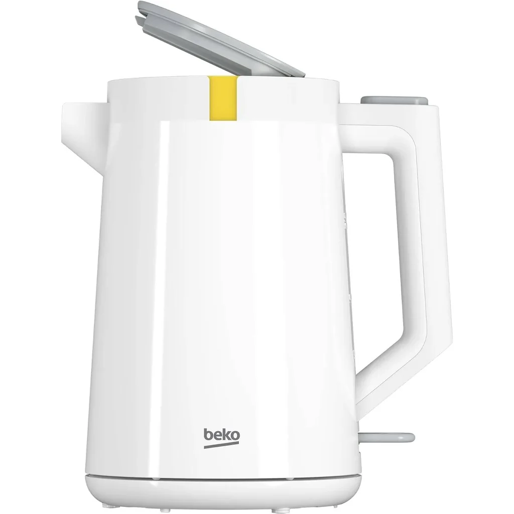 Beko WKM4215W Electric Kettle 1.7L, 2200W, LED warning, Heat storage function, Dry-boil Protection, 360 degree rotating base, Wireless use, Auto Shut-off - White - Image 3