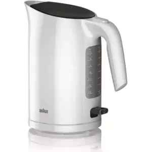 Braun Kettle, White, 1.7 Litres, Wk 3110 Wh"Min 1 year manufacturer warranty"