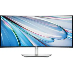 Dell U3425WE UltraSharp 34 Curved Thunderbolt Hub Monitor, 34.14" WQHD IPS Display, 120Hz Refresh Rate, 5ms (Fast) Response Time, 1900R Curvature, 1.07B Color Support, White | 210-BMDS