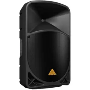 Behringer Active 2-Way 15" PA Speaker System with Bluetooth Wireless Technology, Wireless Microphone Option and Integrated Mixer, Black | B115W