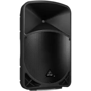 Behringer B15X 1000 Watt 2 Way 15inch Powered Loudspeaker with Digital Mixer Wireless Option, Black