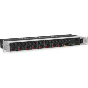 Behringer RX1602V2 Monitor Line Mixer, 16 Balanced Jack Inputs, Large Headroom, Monitor/FX Send Control, Headphone Output, 7-Segment LED Meters & Integrated Switching Power Supply | RX1602V2