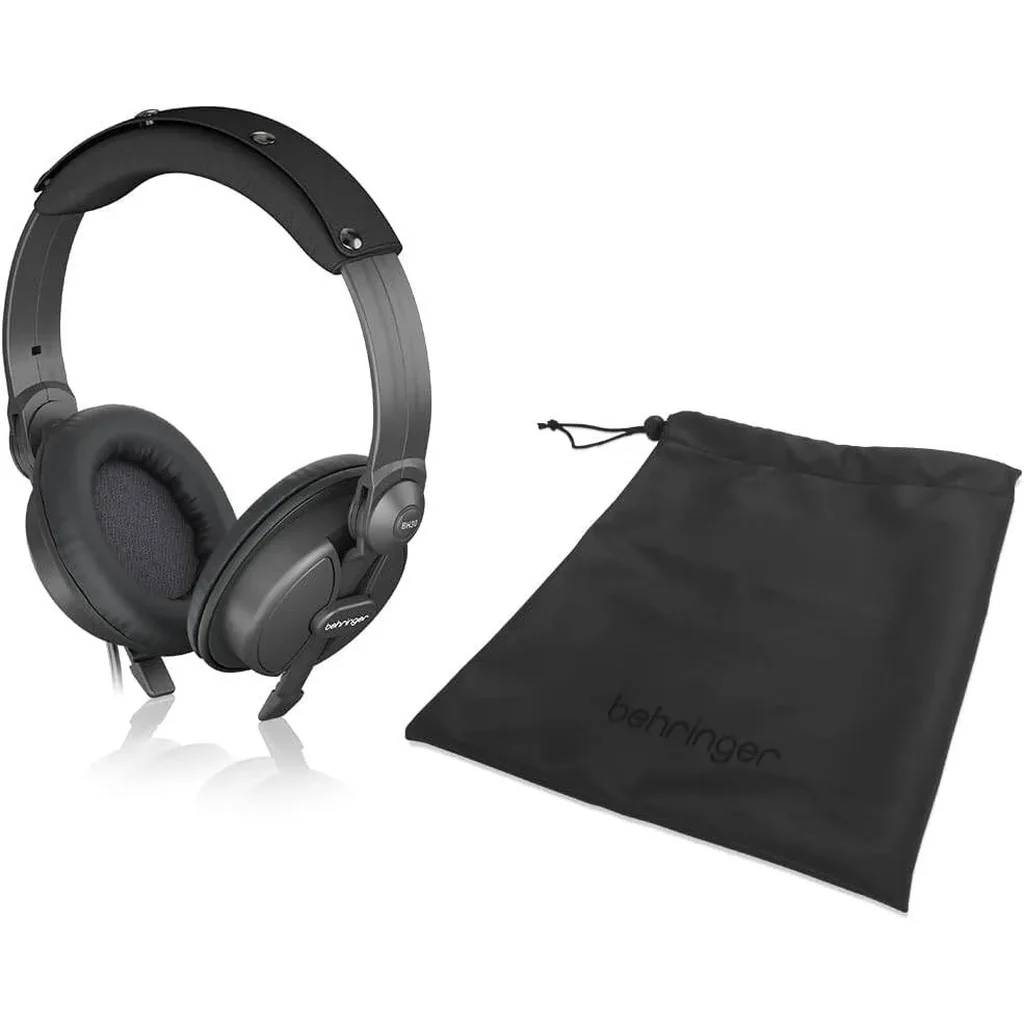 Behringer BH30 DJ Headphones, High-Grade Neodymium, 30mm Large Drivers, Ultra-Soft Ear Cushions, Wide Frequency Response (20 Hz - 22 kHz), Black | BH30 - Image 6
