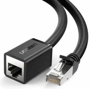 UGREEN NW112 Cat 6 F/UTP Ethernet RJ45 Extension Male/Female Patch Cords 3M, Black | 11282