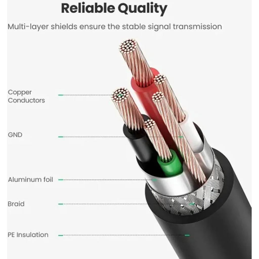 UGREEN USB 2.0 Printer Cable 2 Meter, Black | 20847 - Image 4