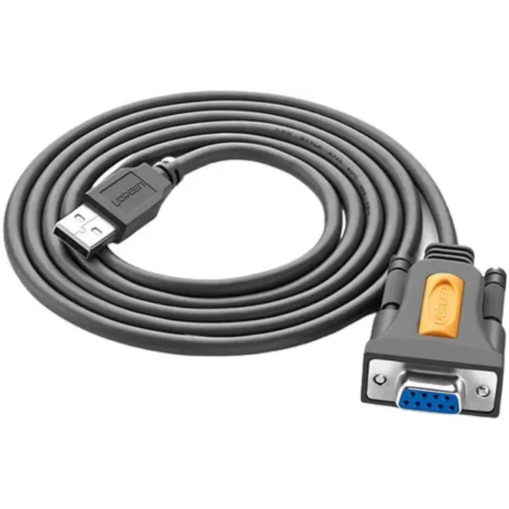 UGREEN CR104 USB to DB9 RS-232 Adapter Cable 1.5 Meter with 1 Mbps Transfer Speed, Plug and Play for PC, Router, Scanners, Barcode | 20201 - Image 2