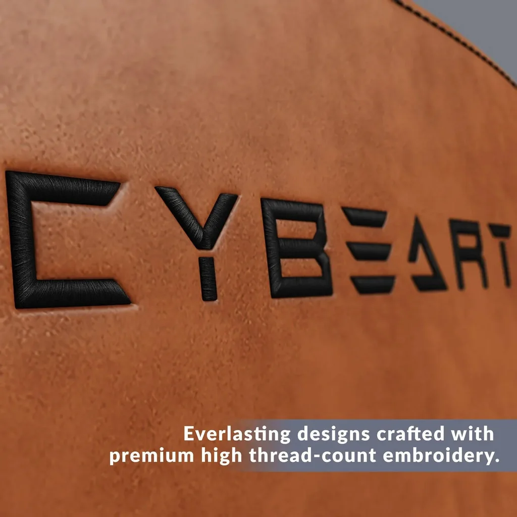 Cybeart Vintage Brown Special Editions Gaming Chair, Supreme PU Leather, Cold Cured Foam, Adjustable Inbuilt Lumbar Support, 4D Arm Rest, Multi Tilt Mechanism, 150Kg Max Weight, Brown | VNTGBRWN - Image 7