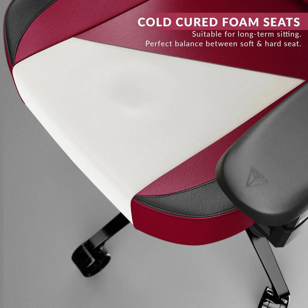 Cybeart Harry Potter Gryffindor Licensed Edition Gaming Chair, Supreme PU Leather, Cold Cured Foam, Adjustable Inbuilt Lumbar Support, 4D ArmRest, MultiTilt Mechanism, 150Kg Max Weight, Red | GRYFFNDR - Image 9