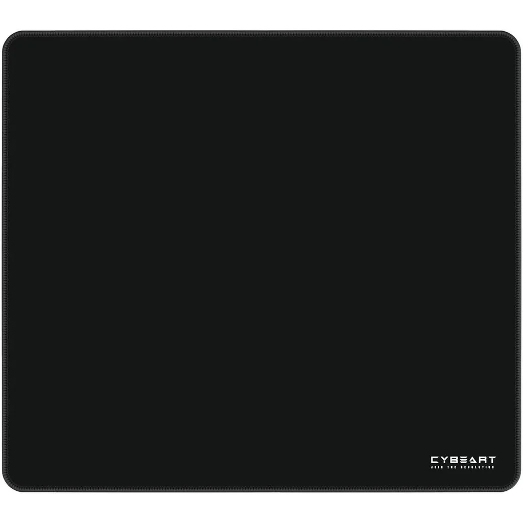 Cybeart Ghost Rapid Mouse Pad, Exclusive Micro-woven Cloth, Spill Proof Surface, Never Fray Edges with Reinforced Stitching, Esports Grade Never-Slip Base, Large, Black | GHSTRPDL