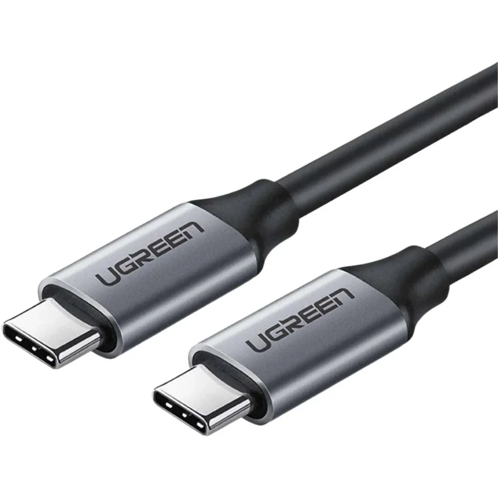 UGREEN USB C to USB C Cable, 5Gbps Data Transfer Rate, Max 20V 3A Power Output, Up to 4K @ 60Hz Display Resolution, PVC Wire Anti-Tensile, 1.5m Cable Length, Wide Compatibility, Black | 50751