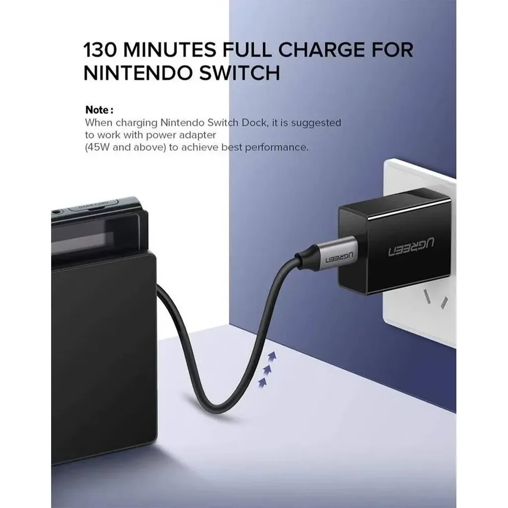 UGREEN USB C to USB C Cable, 5Gbps Data Transfer Rate, Max 20V 3A Power Output, Up to 4K @ 60Hz Display Resolution, PVC Wire Anti-Tensile, 1.5m Cable Length, Wide Compatibility, Black | 50751 - Image 9