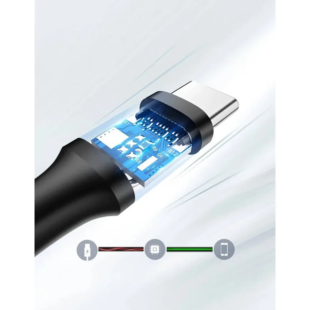 UGREEN USB A to USB Type C Cable, 480Mbps Data Transfer Rate, Qualcomm 3.0 Quick Charge, Max 5V 3A Power Output, 2m Cable Length, Wide Compatibility, Black | 60118 - Image 5