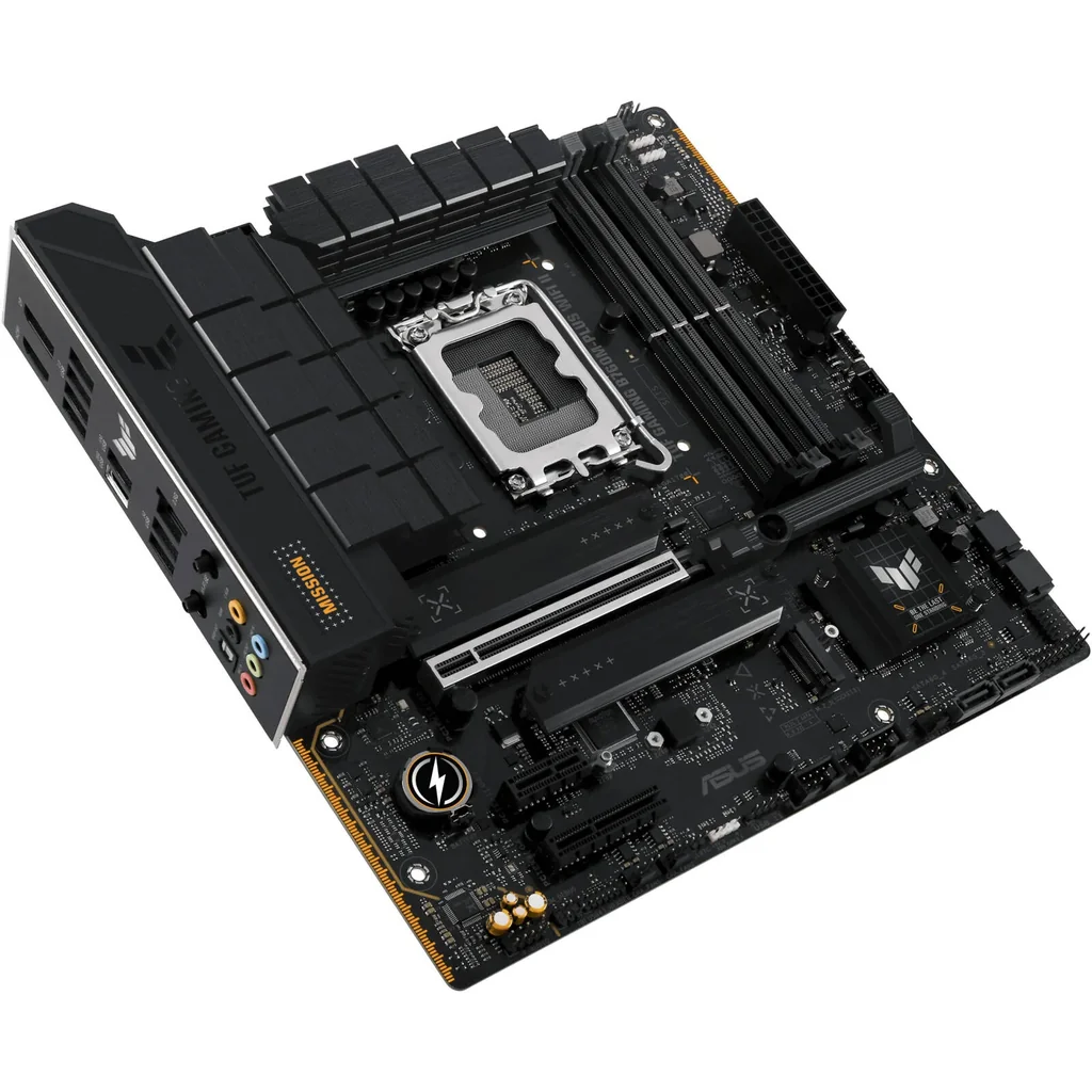 ASUS TUF Gaming B760M-Plus Wi-Fi II Micro-ATX LGA1700 Motherboard, Intel B760 Chipset, 4x DIMM DDR5 Slots, 192GB Max Memory, 3x M.2 Slots, 1x PCIe 5.0 x16 Slot, Wi-Fi 6E & BT v5.3 | 90MB1HE0-M0EAY0 - Image 5
