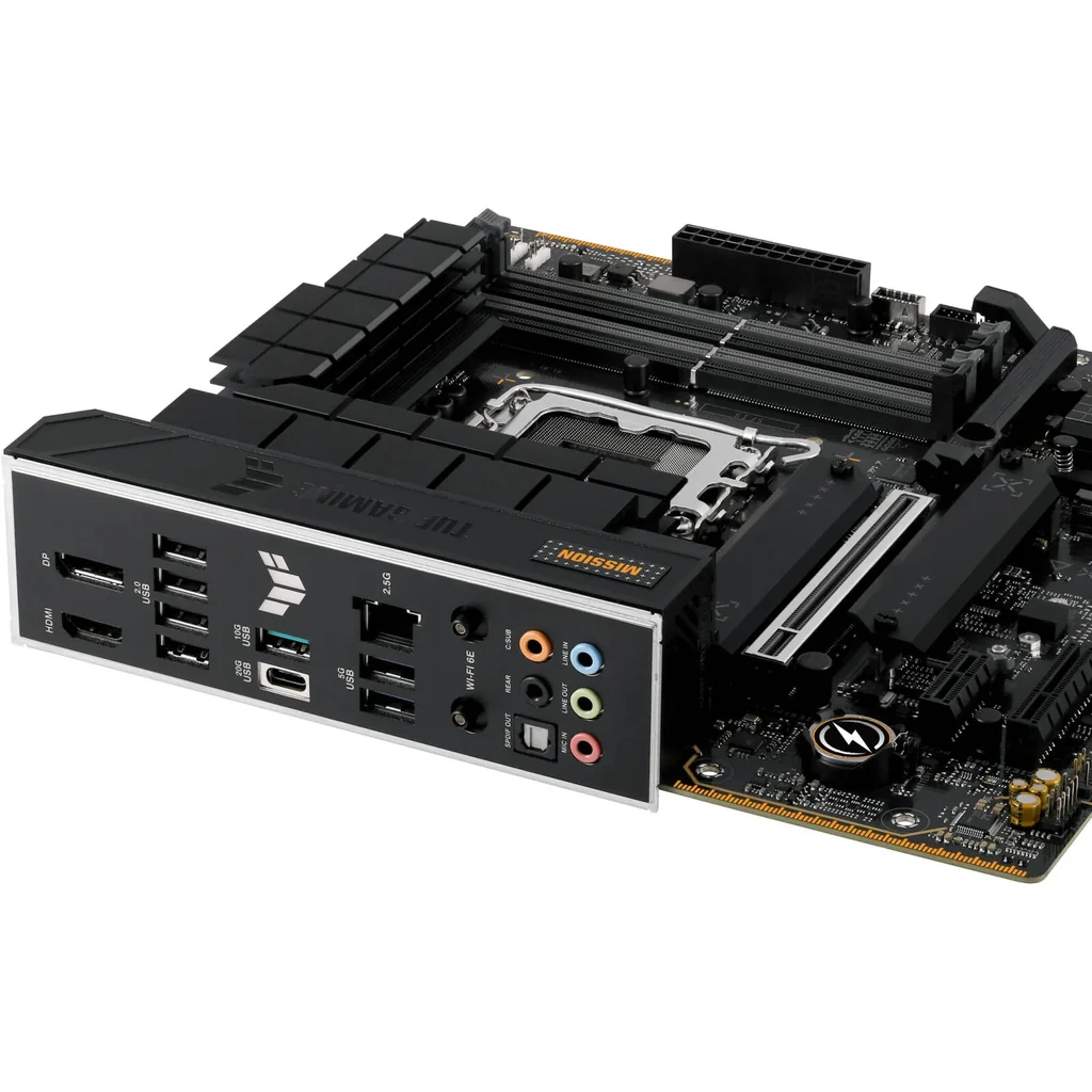ASUS TUF Gaming B760M-Plus Wi-Fi II Micro-ATX LGA1700 Motherboard, Intel B760 Chipset, 4x DIMM DDR5 Slots, 192GB Max Memory, 3x M.2 Slots, 1x PCIe 5.0 x16 Slot, Wi-Fi 6E & BT v5.3 | 90MB1HE0-M0EAY0 - Image 6