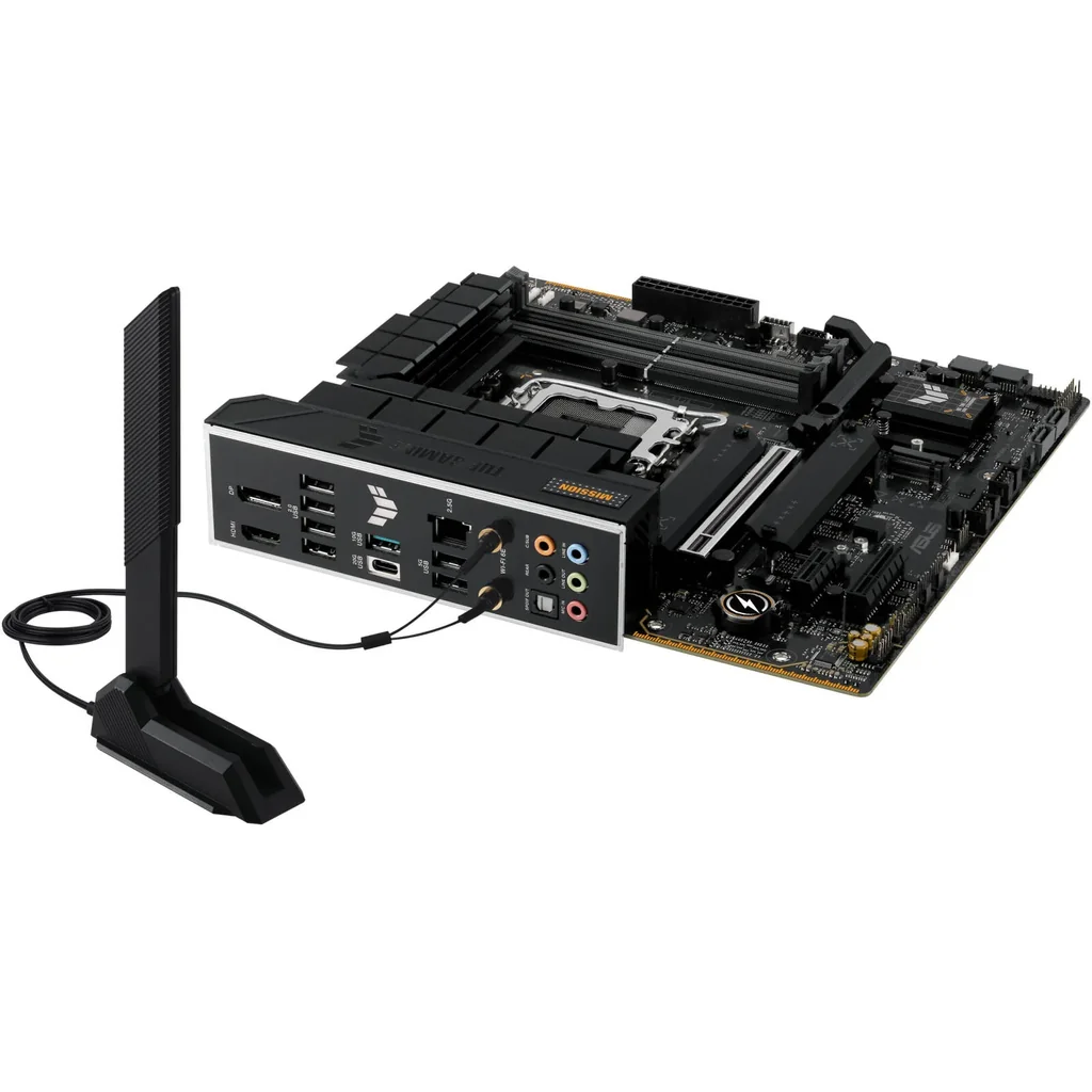 ASUS TUF Gaming B760M-Plus Wi-Fi II Micro-ATX LGA1700 Motherboard, Intel B760 Chipset, 4x DIMM DDR5 Slots, 192GB Max Memory, 3x M.2 Slots, 1x PCIe 5.0 x16 Slot, Wi-Fi 6E & BT v5.3 | 90MB1HE0-M0EAY0 - Image 7