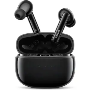 UGREEN HiTune T3 Active Noise Cancelling Wireless Earbuds, Bluetooth V5.2, Upto to 7Hrs Playtime, IPX5 Water Resistant, 1.5Hrs Charging Time, USB-C Charging Port, Black | 90401