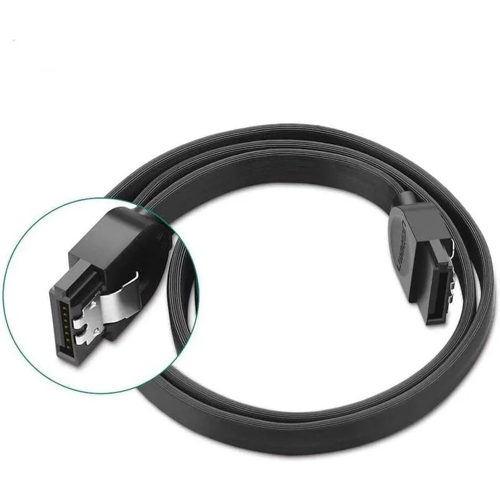 UGREEN SATA 3 Data Cable 0.5m (Black) - Image 2