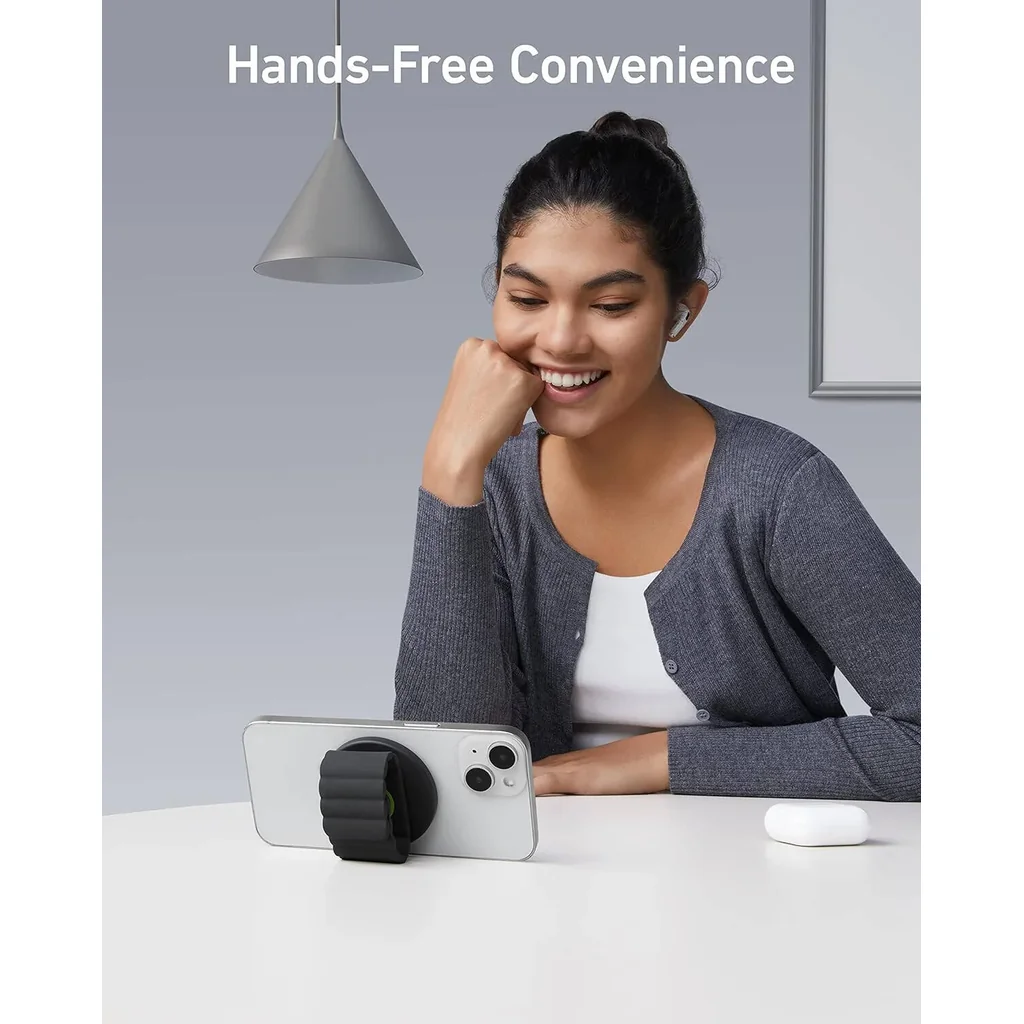 Anker 620 MagGo Grip, Snap and Hold, Equipped With Dual-Sided Magnets, Flexible Strap, 360? Viewing Angle, Convenient Stand, Cook With Ease, Black | A25A1011 - Image 4