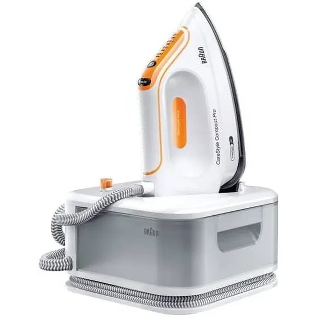 Braun CareStyle Compact Pro Steam generator Iron 2400 Watts, FreeGlide 3D, Eloxal Plus, Turbo & Eco mode, Smart iCare, iMode interface, Vertical steaming, 1.5L Water tank - IS 2561 - Image 2