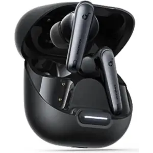 Soundcore by Anker Liberty 4 NC True-Wireless Noise Cancelling Earbuds, 98.5% Noise Reduction to Ears and Environment, Hi-Res Sound, 50H Battery, Wireless Charging, Bluetooth 5.3, black | A3947