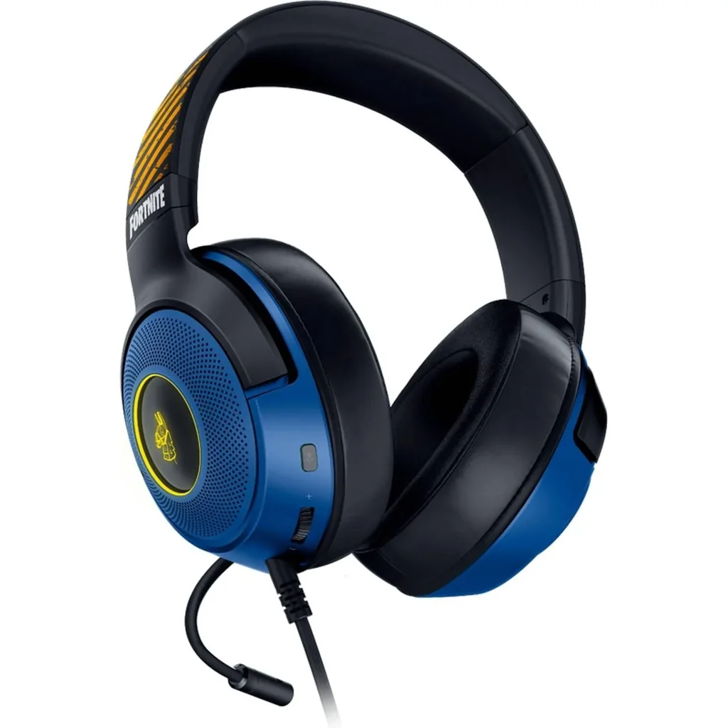 Razer Kraken V3 X Wired USB Gaming Headset - Fortnite Edition, 40mm TriForce Drivers, Chroma RGB Lighting, HyperClear Cardioid Mic, 7.1 Surround Sound, 285g Lightweight, Blue | RZ04-03750500-R3M1 - Image 2