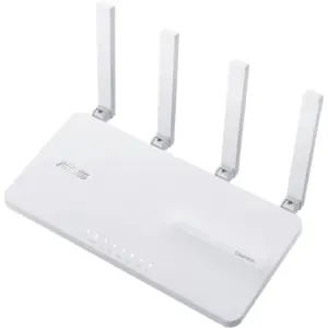 ASUS ExpertWiFi EBR63 AIO Access Point with Router, 2402 Mbps + 574 Mbps Performance, Dual-Band Frequency, supports up to 5 SSIDs, VLAN, SDN, White | 90IG0870-MO3C00