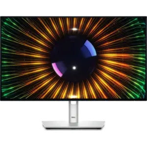 Dell UltraSharp U2424H Monitor, 24" FHD IPS Display, 120Hz Refresh Rate, 5ms (Fast) Response Time, 16.7m Color Display, 3x USB-A, 2 USB-C, 2x DP & 1 HDMI Port, White | 210-BKTZ