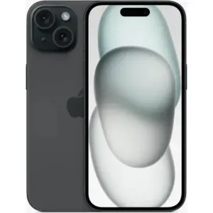 Apple iPhone 15, 6.1" Super Retina XDR OLED Display, A16 Bionic Chip, 6-Core CPU, 5-Core GPU, 16-Core Neural Engine, 128GB Storage, 5G/Wi-Fi, Facetime, INTL Version, Black | iP15-E-INTL