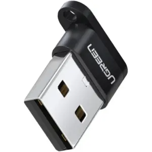 UGREEN US280 USB-C female and USB-A 2.0 Male Connector Adapter, Up to 480 Mb/s Data Transfer, USB 2.0, Aluminum Alloy & Nickel Layer Material, Black | 50568