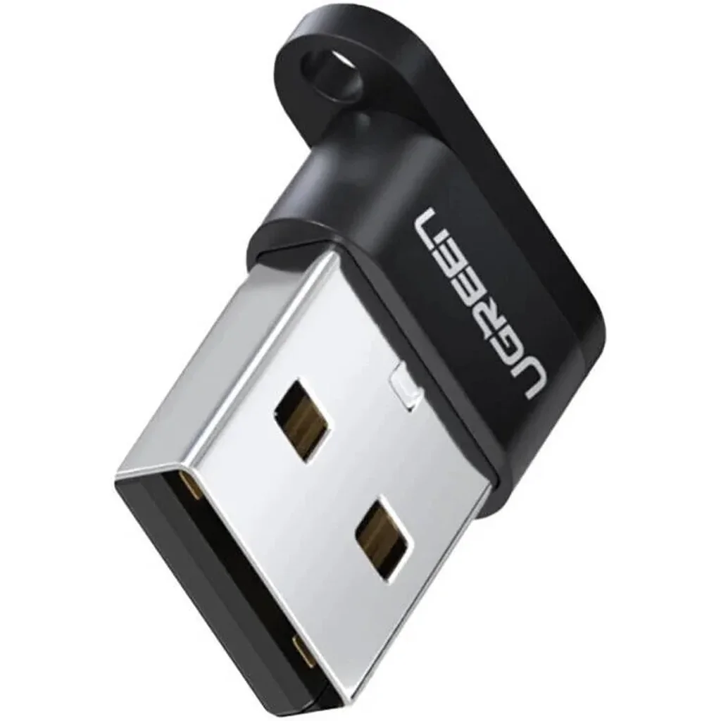 UGREEN US280 USB-C female and USB-A 2.0 Male Connector Adapter, Up to 480 Mb/s Data Transfer, USB 2.0, Aluminum Alloy & Nickel Layer Material, Black | 50568