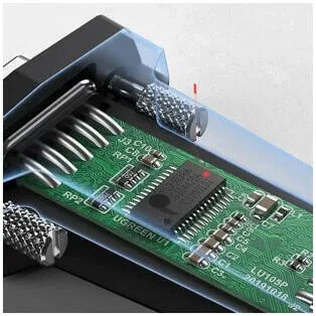 UGREEN DB9 RS-232 Converter Adapter, Up to 1Mbps Data Transfer Rate, Remote Wake and Power Management, Nickel-Plated Connectors, Full Automatic Handshake Protocol, Black | 80111 - Image 6